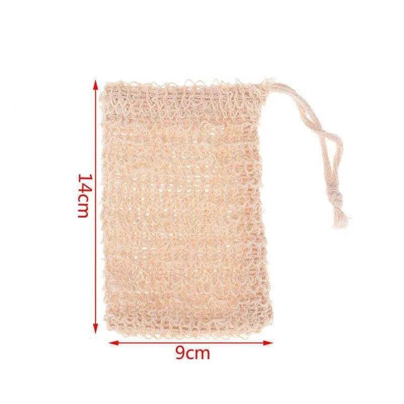 Natural Cotton Mesh Soap Saver Bag – Eco-Friendly Lather Pouch