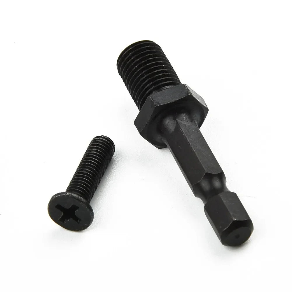 1/4" Hex Shank to 3/8"-24UNF Keyless Drill Chuck Adapter