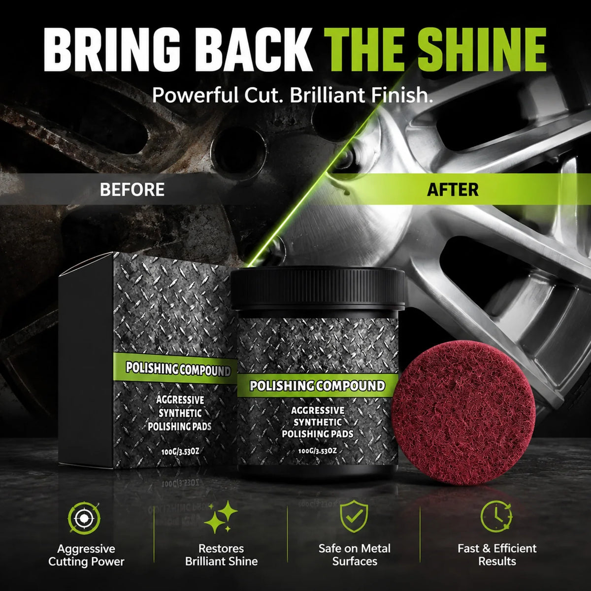 Polishing Compound Kit – Car Paint, Metal & Surface Polish