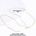 18K Gold Plated Brass Oval Chain Necklace | DIY Jewelry Making