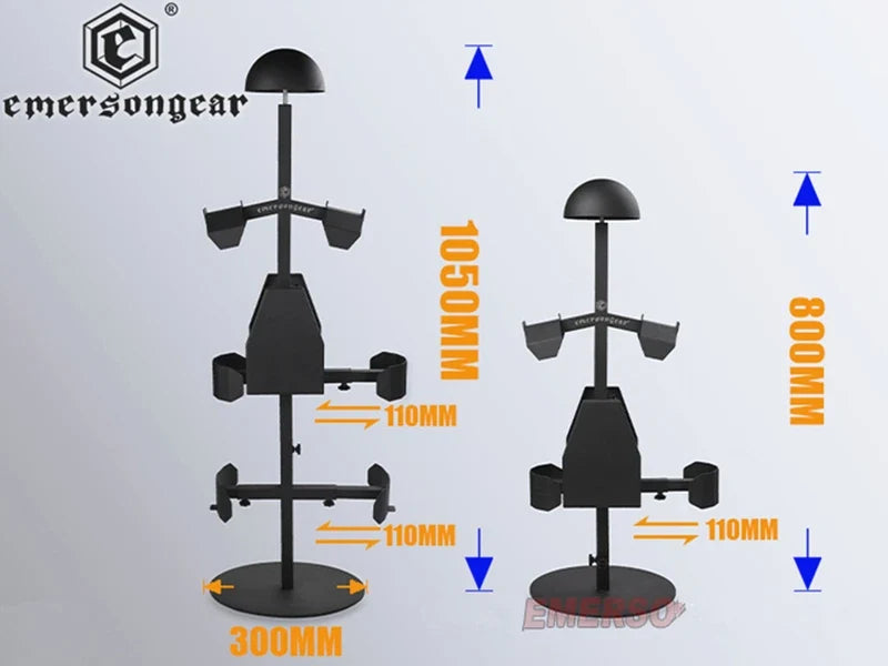 Tactical Vest & Helmet Display Stand | Plate Carrier Holder