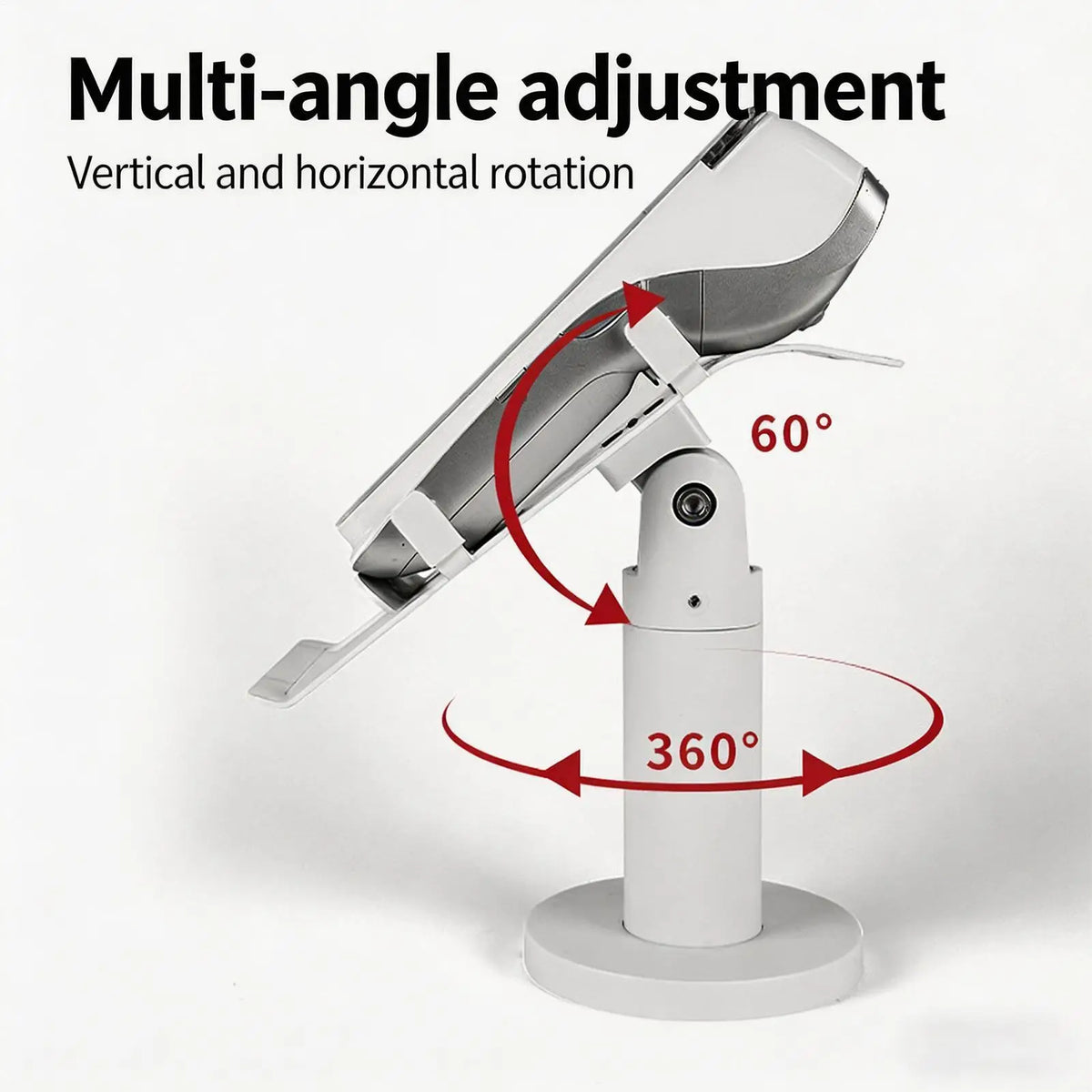 Rotating Aluminum Alloy POS Machine Stand | Card Terminal Bracket