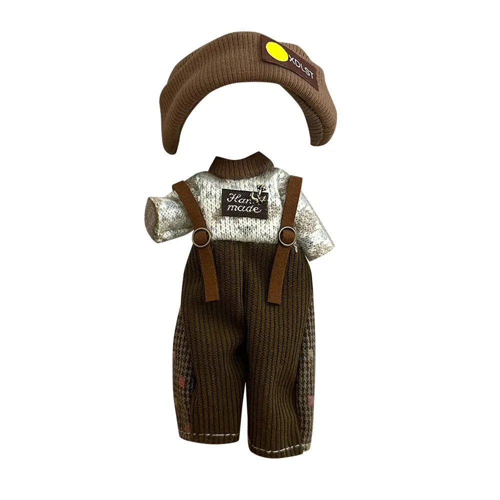 OB11 Doll Hooded Cloak Set – Rabbit & Bear Ears | 1/6 Scale
