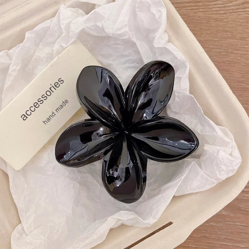 Korean Hawaiian Gradient Flower Hair Claw Clip for Women