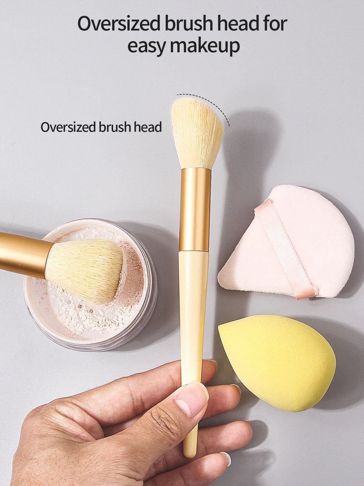 20-Piece Professional Makeup Brush Set with Storage Bucket
