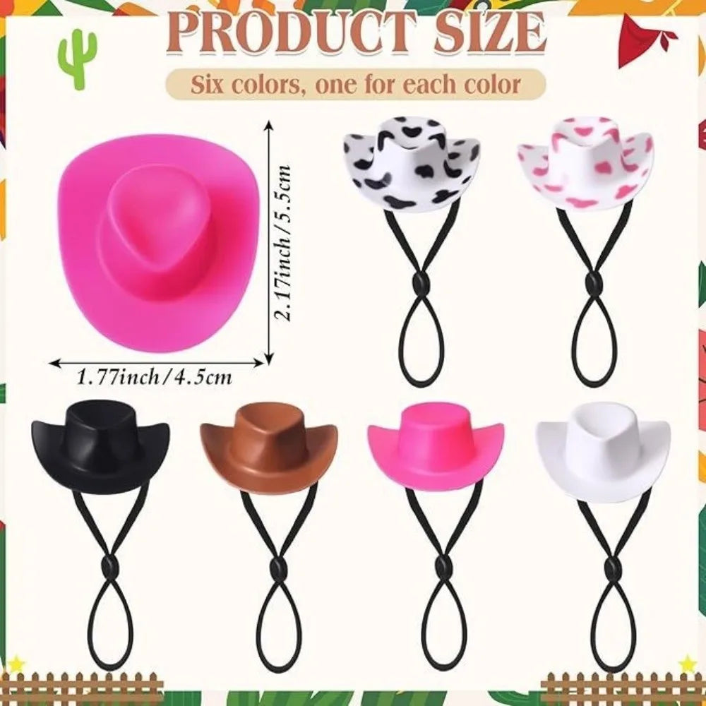 Mini Cowboy Hat for 7-Inch Desk Goose Statue – 6 Colors