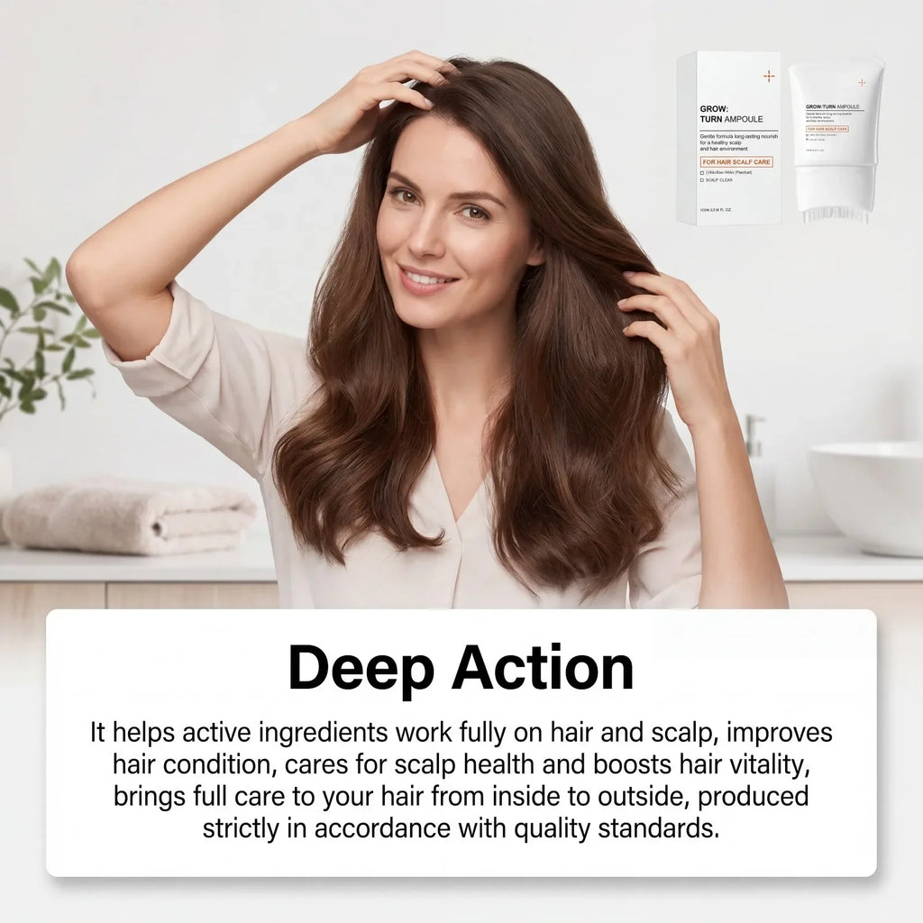 GROW:TURN Ampoule Scalp Serum – Nourishing Hair Root Treatment