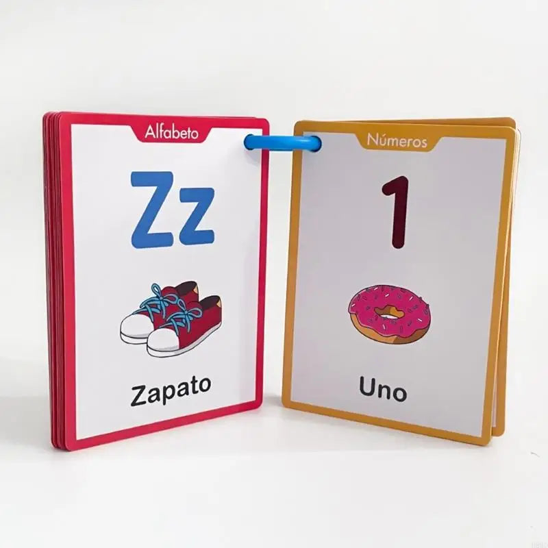 Spanish Flash Cards for Kids Ages 3–6 | 78 Words, 40 Cards