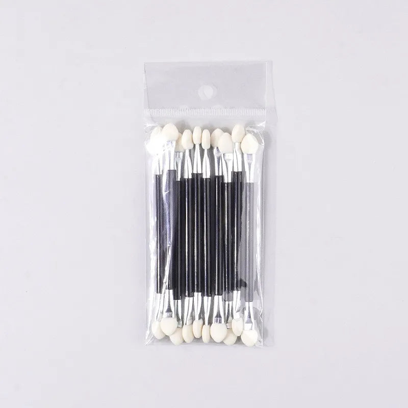 Sponge Eyeshadow Applicator Brush Set 10/50 Pcs – Double Head