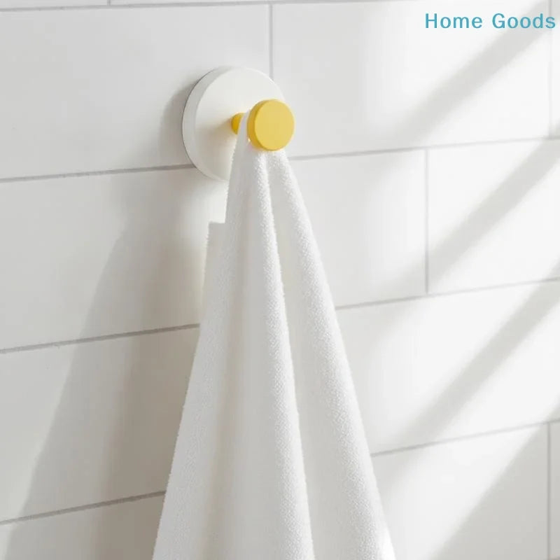 Colorful No-Drill Suction Cup Wall Hooks – Waterproof & Reusable