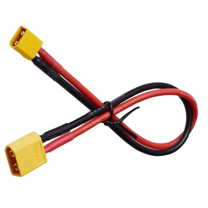 XT30 to XT60 Male Adapter Cable | 14AWG Silicone Wire