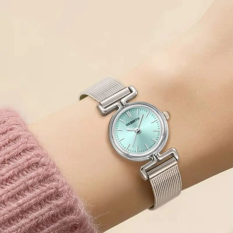 REBIRTH Simple Casual Quartz Watch – Alloy, Numberless Dial