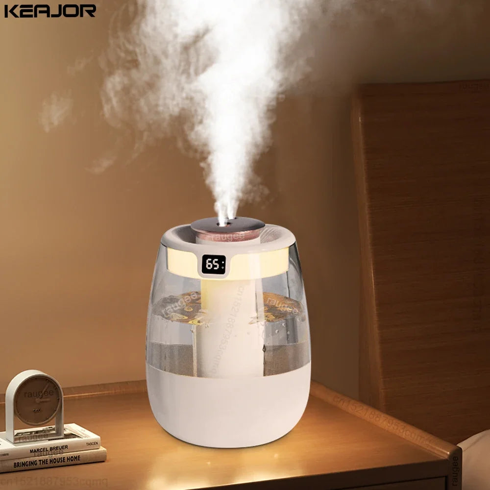 Raugee 1300ml Dual Spray Aroma Humidifier | USB Night Light