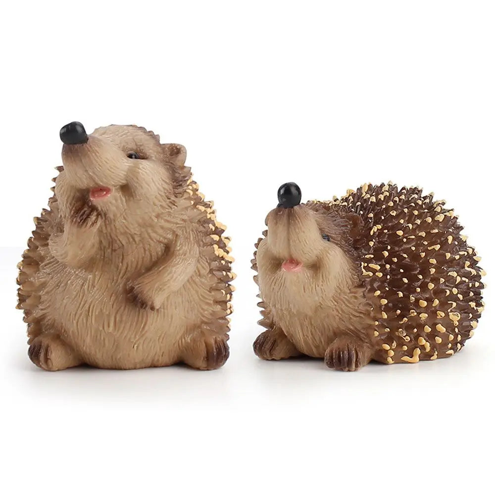 Hedgehog Animal Figurine – Miniature Wildlife Toy & Home Decor