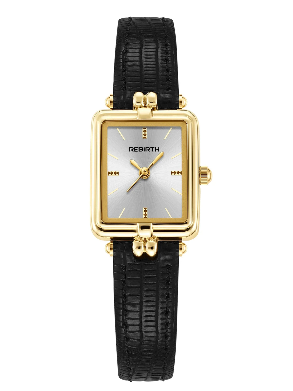 REBIRTH Roman Scale Quartz Watch | Leather Band Minimalist