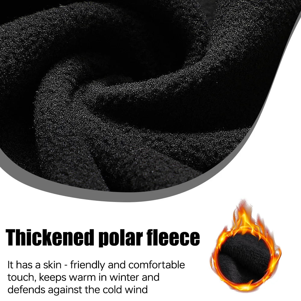 Winter Convertible Fleece Cycling Gloves | Flip-Top Mittens