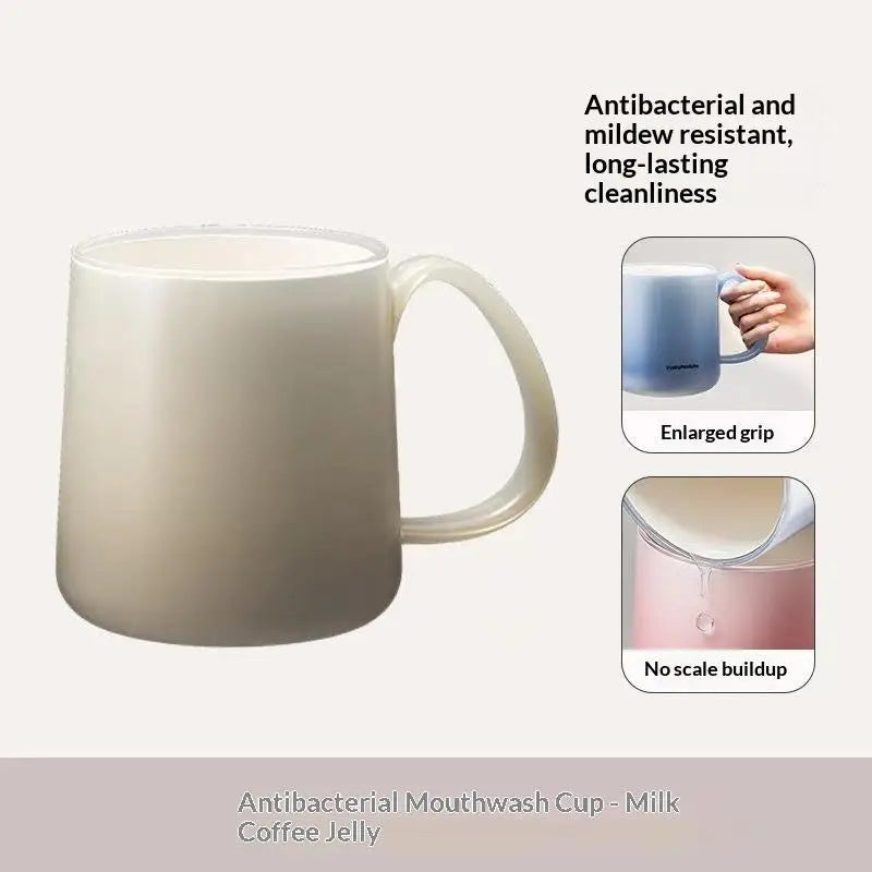 Gradient Jelly Mouthwash Cup – BPA-Free Toothbrush Cup
