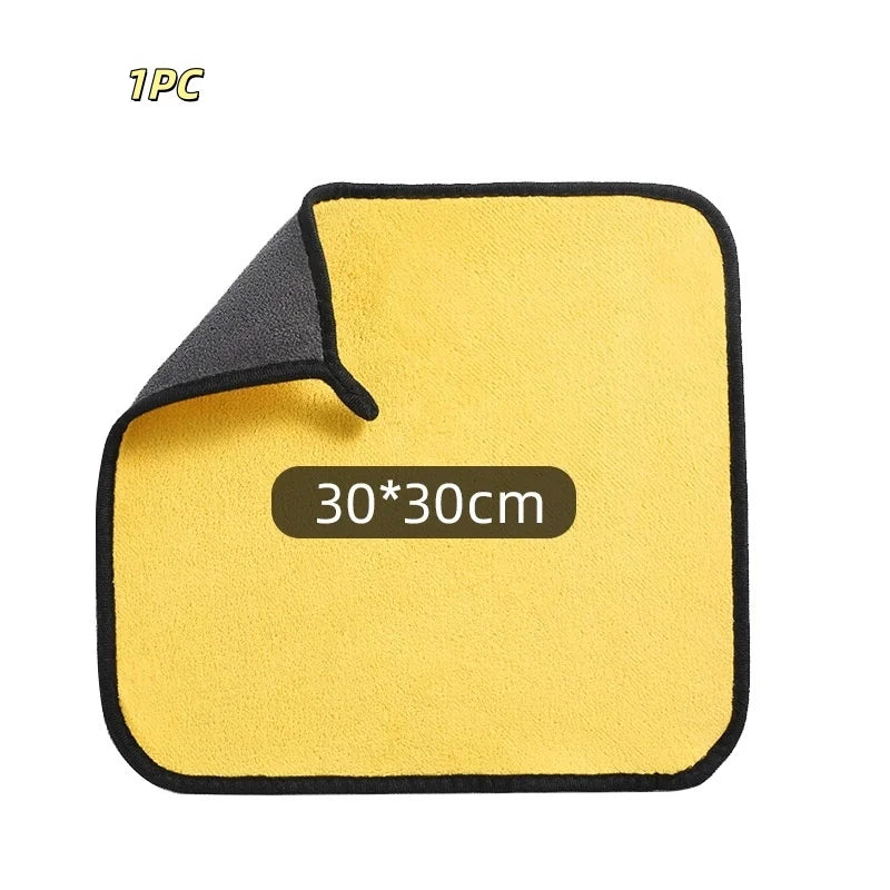 Microfiber Car Cleaning Towels – Quick-Dry Double Layer Cloth