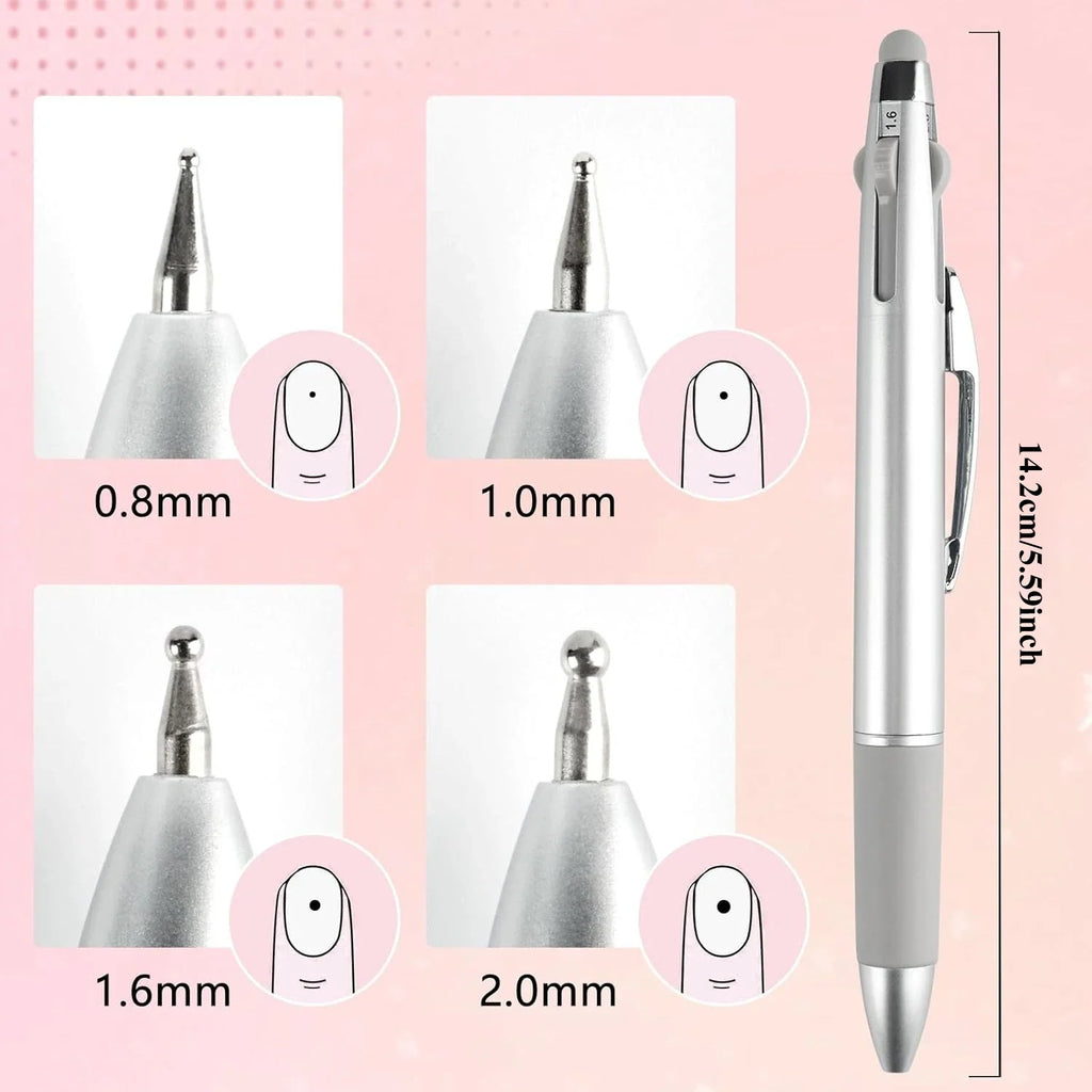 5-in-1 Nail Dotting Pen Set | Ballpoint Nail Art Tool