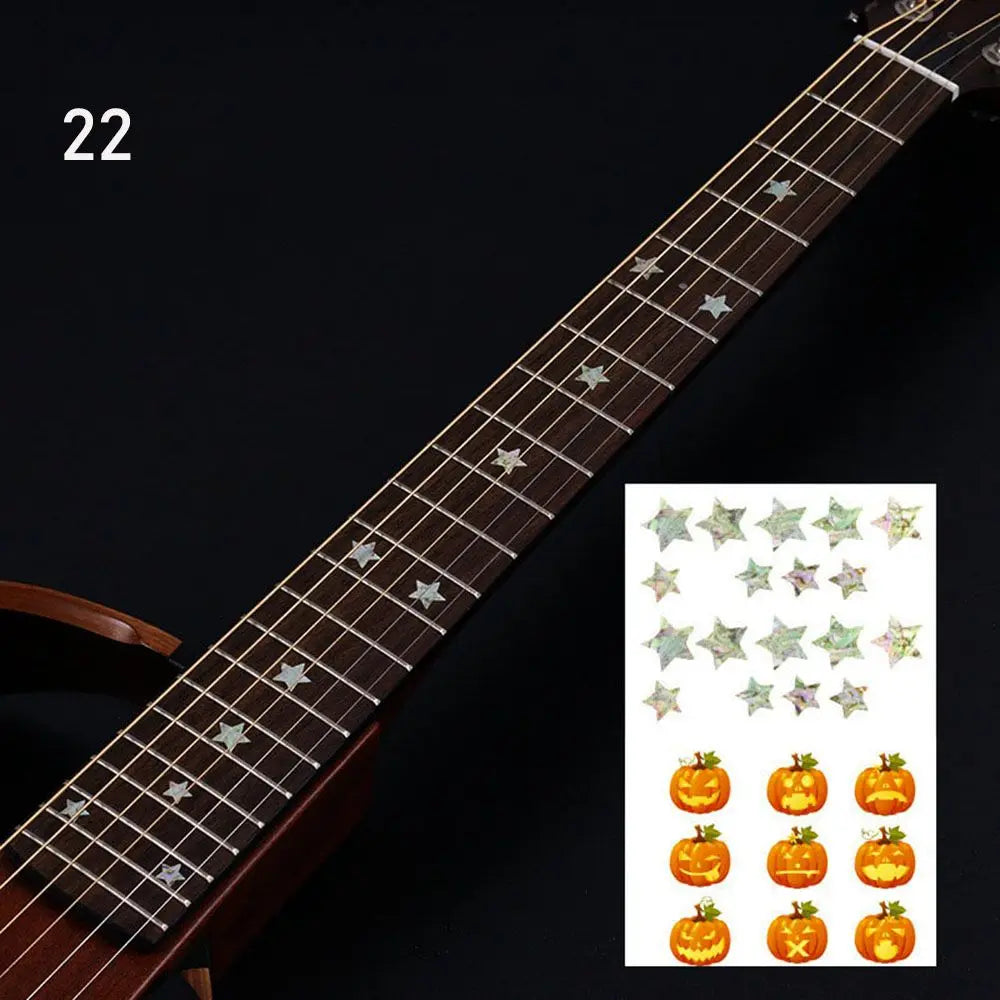 Guitar Fretboard Stickers – Ultra Thin Cross Inlay Decals