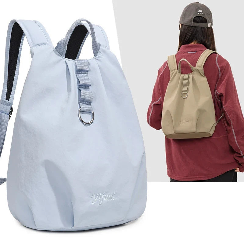 Women's Lightweight Oxford Vest Backpack – Water-Resistant
