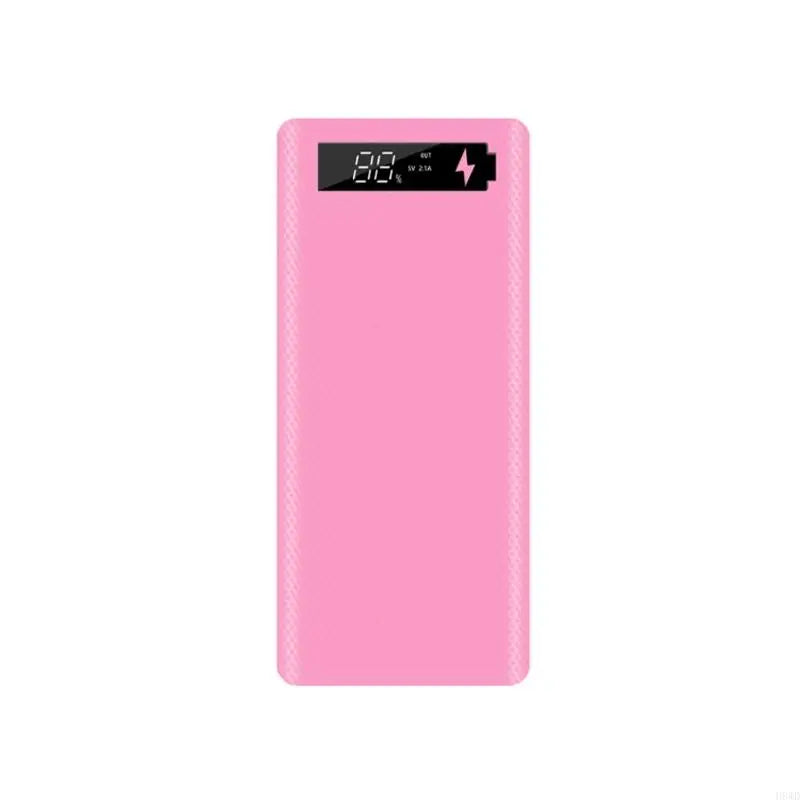 18650 Battery Case 8-Slot Solderless Enclosure Display Window