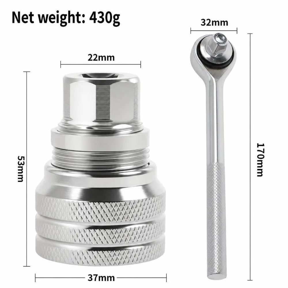 Universal Adjustable Socket Wrench Set 10–19mm | 3/8" Drive