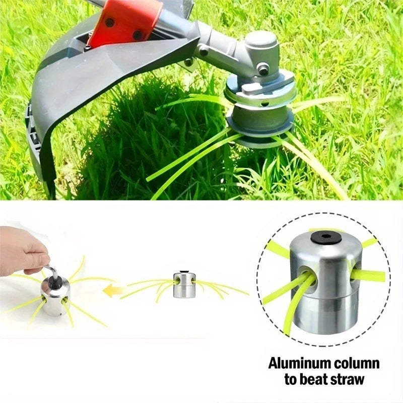 Aluminum 4-Line Grass Trimmer Head – Brush Cutter Replacement