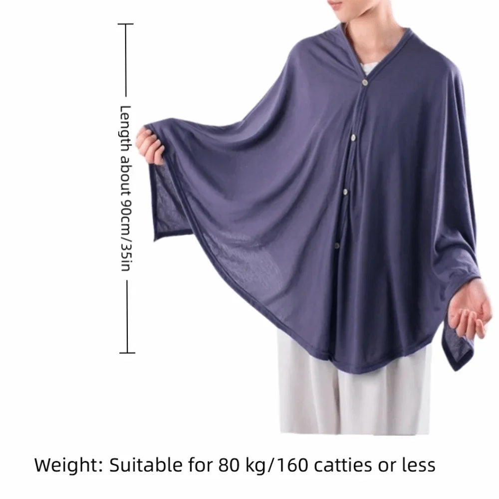 Nursing Cover Breastfeeding Shawl – Breathable Multipurpose Blanket