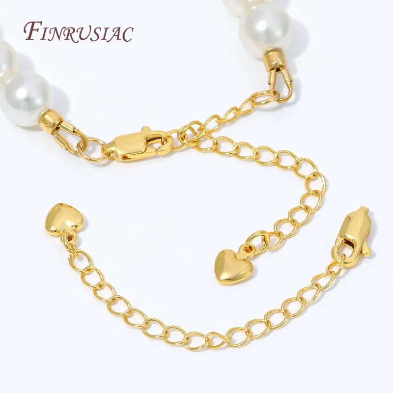 18K Gold Plated Extension Chain – Heart Charm & Lobster Clasp