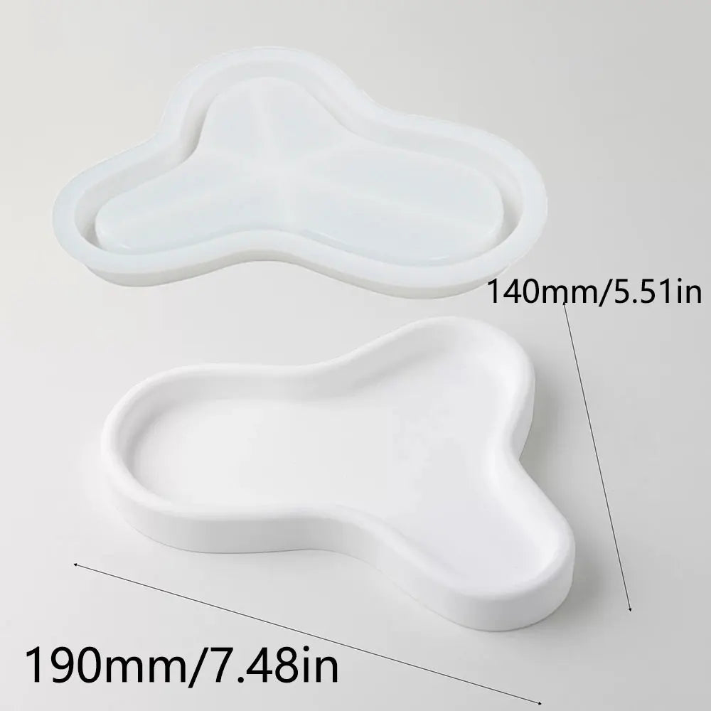 Silicone Casting Mold – Resin, Concrete & Gypsum Coaster Tray