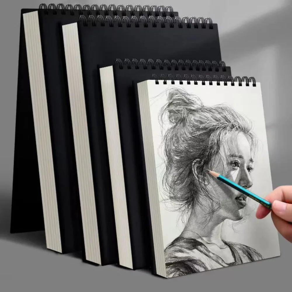 Spiral Sketchbook 30 Sheets – A4 A5 A6 8K 16K Drawing Pad