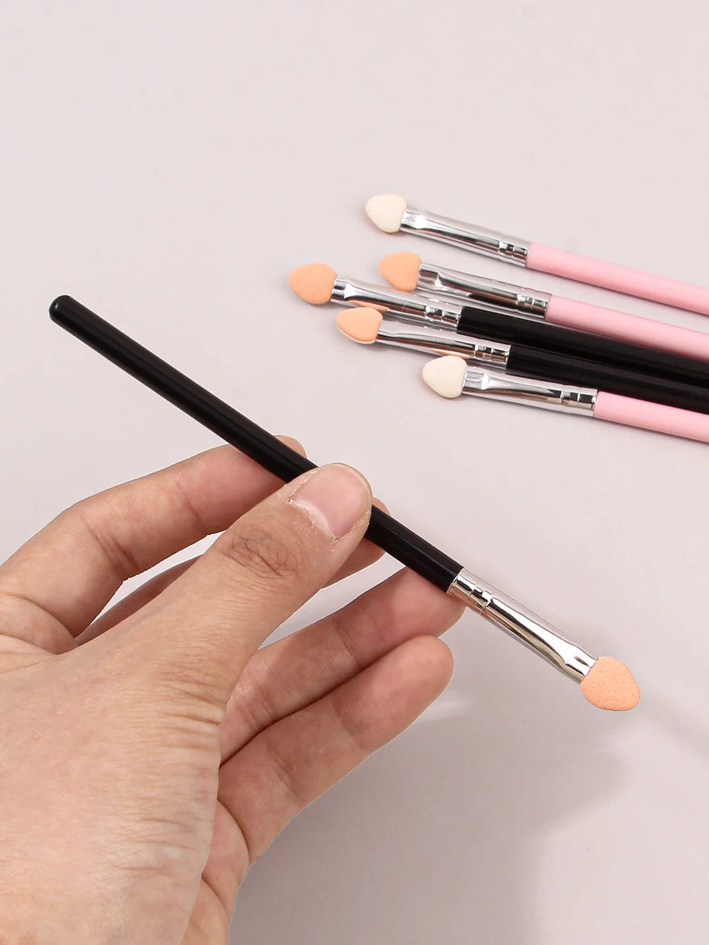 6PCS Double-Sided Eyeshadow Sponge Smudge Brush Set | Nixie