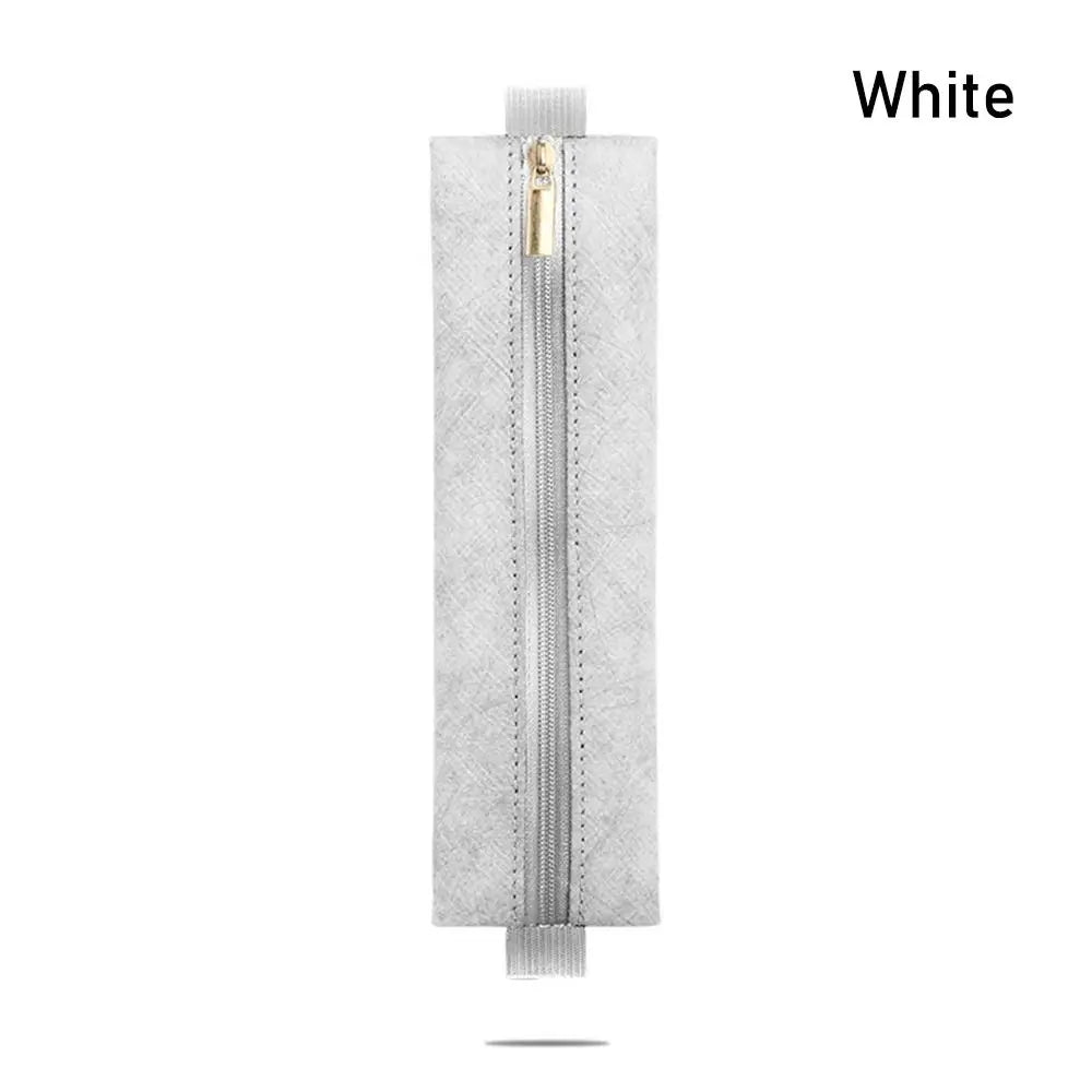 Tyvek Pen Bag Elastic Buckle Large Capacity Portable Pen Holder