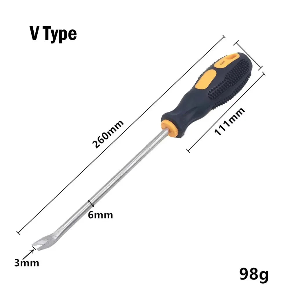UV Type Nail Puller 260mm Chrome-Vanadium Steel Pry Tool