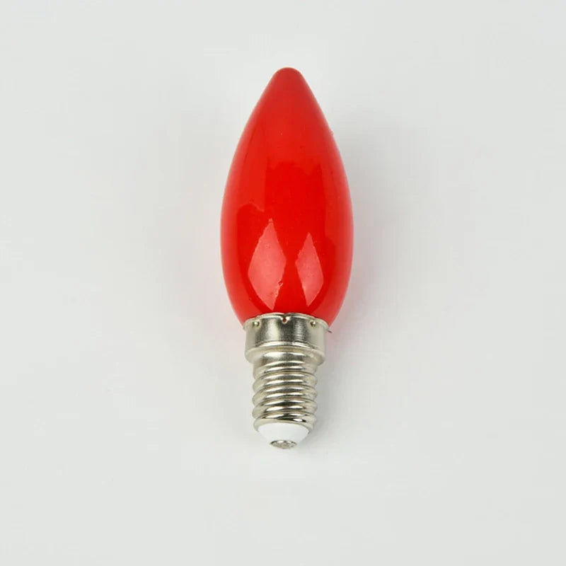 LED Red Candle Bulb E12/E14 – Altar & Temple Decorative Lamp