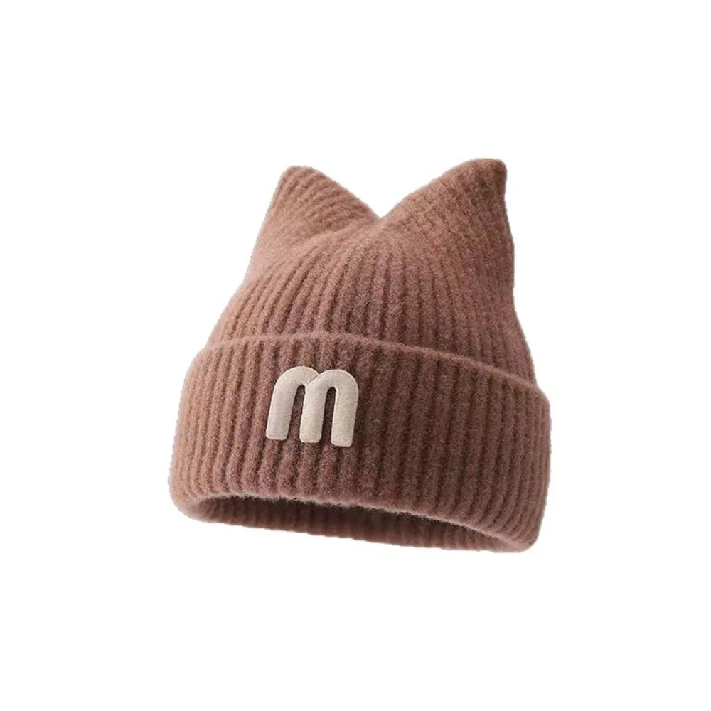 Toddler Knit Beanie Hat – Winter Ear Protection Cap for 1–3Y