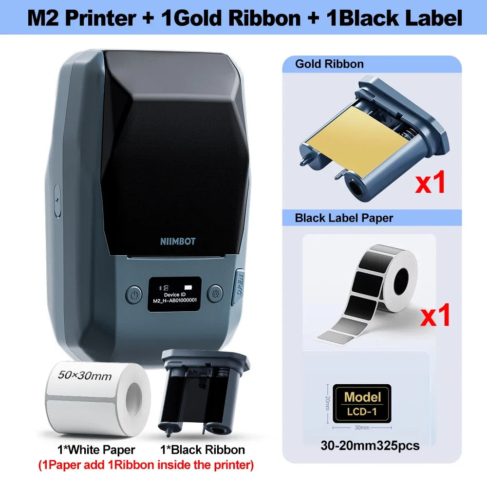 Niimbot M2 Thermal Transfer Label Printer – Barcode & Tag Maker