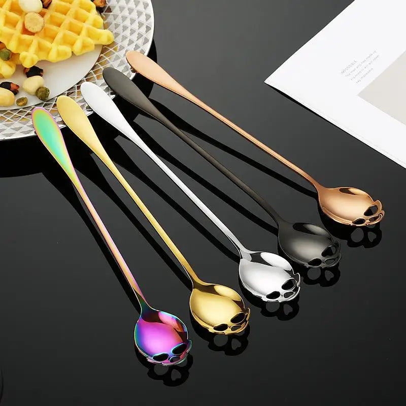 Skull Stainless Steel Spoon – Coffee, Dessert & Bar Stirrer
