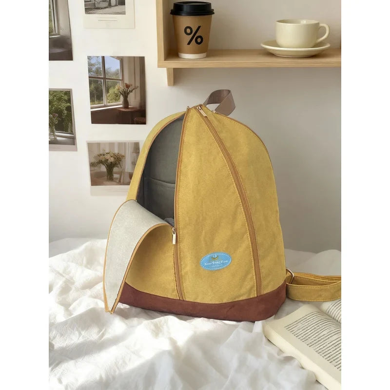 Peelable Banana Backpack – Large Capacity Unisex Travel Bag