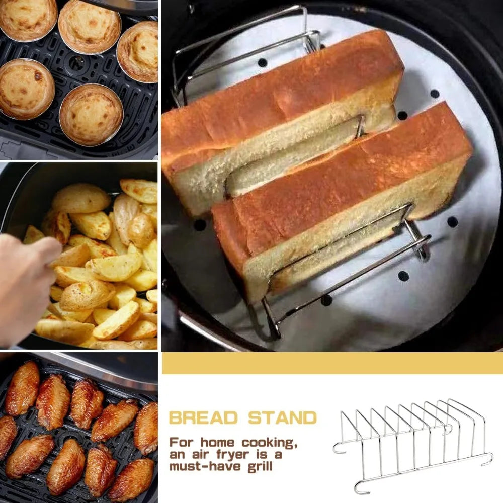 Stainless Steel Bread Cooling Rack | Air Fryer Baking Grid