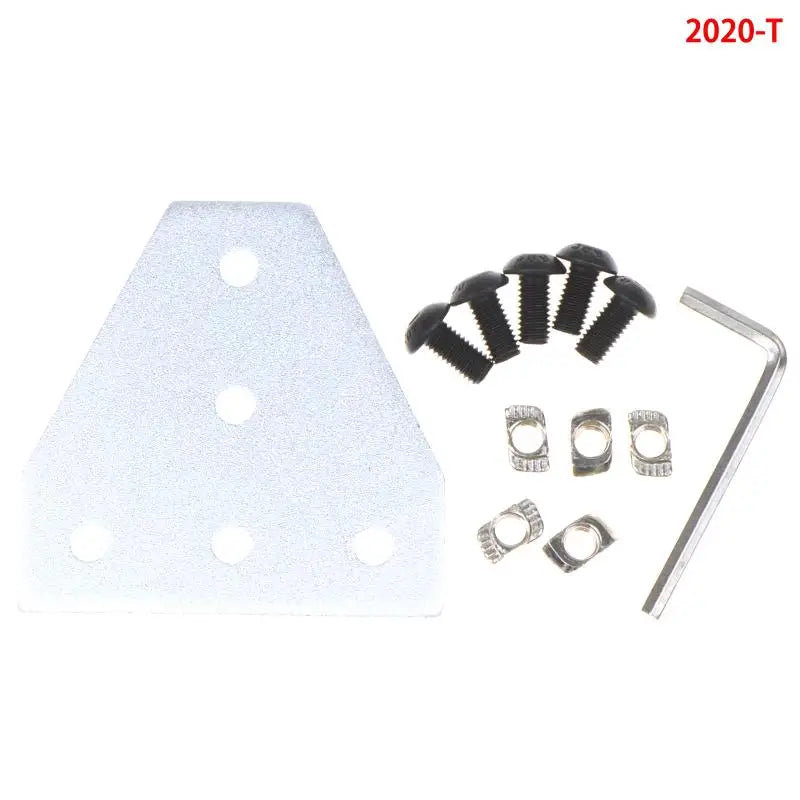 T/L 5-Hole Corner Bracket for 2020 3030 4040 Aluminum Profile