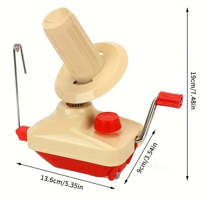 Manual Yarn Ball Winder – Wool Winding & Thread Spool Tool