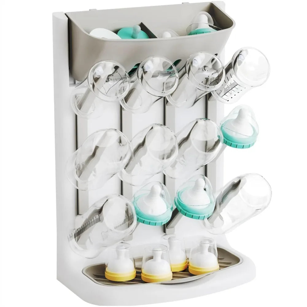 Vertical Baby Bottle Drying Rack – Multi-Tier BPA-Free Organizer