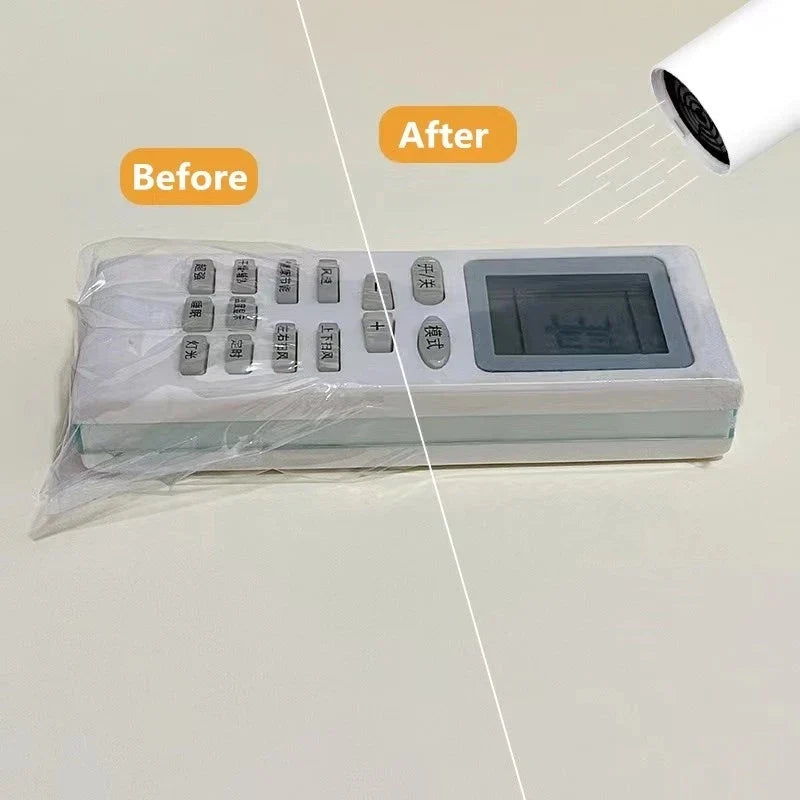 10PCS Clear Shrink Film Remote Control Covers – Universal Fit