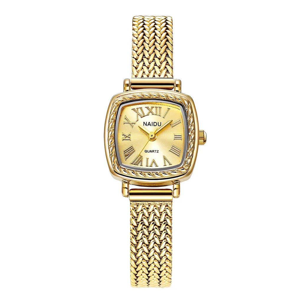 Gold Bohemian Retro Women's Quartz Watch | Roman Numeral