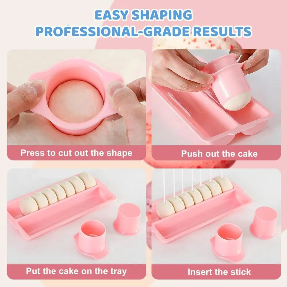 Cake Pop Mold Set with Acrylic Stand – Complete Baking Kit