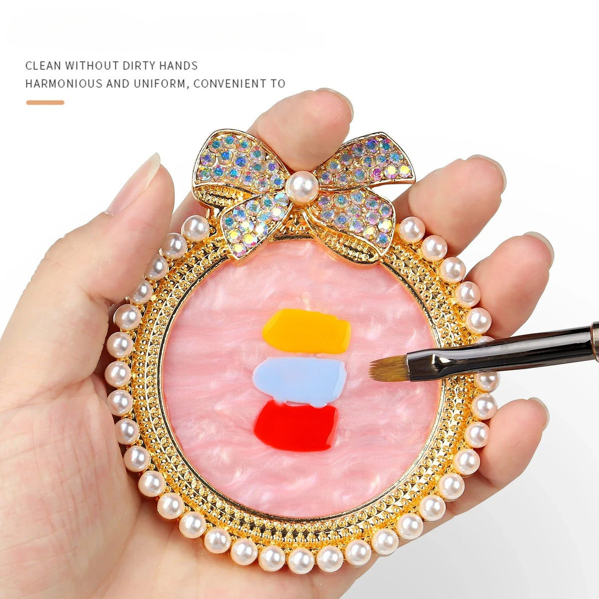 Resin Art Nail Gel Color Palette & Makeup Display Board