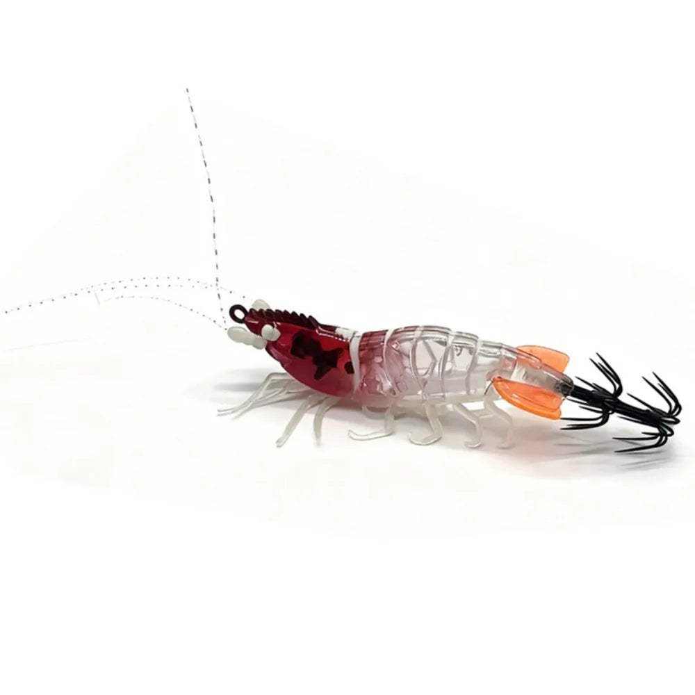 Squid Jig Wood Shrimp Lure 80mm 6.6g – Sinking Sea Fishing