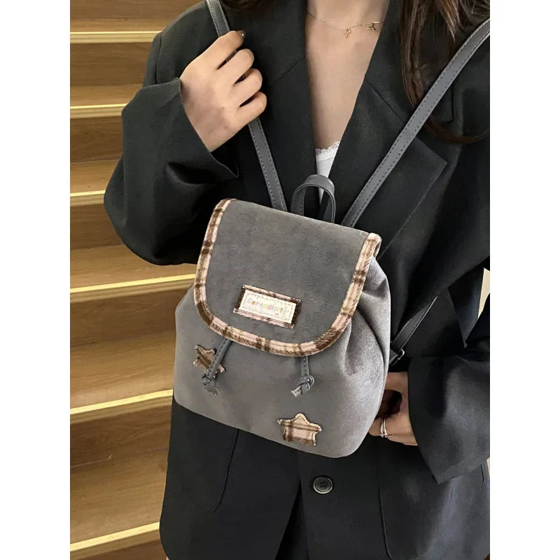 Nixie Vintage Chic College Style Backpack for Women